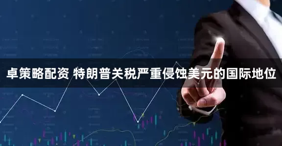 卓策略配资 特朗普关税严重侵蚀美元的国际地位